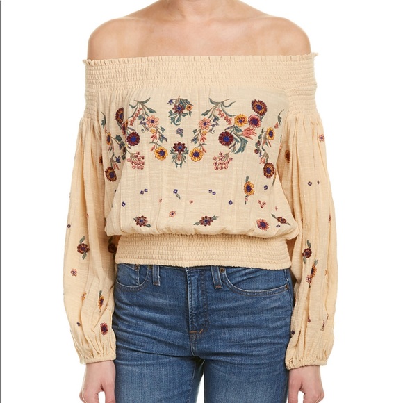 Free People Tops - Free People Saachi Smocked Top